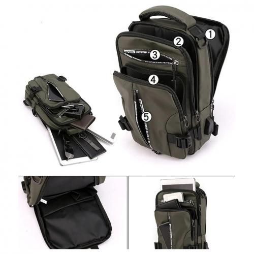 Sac à bandoulière poitrine Fanny Packs bandoulière voyage sport Hommes femmes