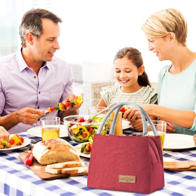Tasty Food Lunch Sac Isotherme, Bag, Pochette, Conteneur Aliments pour Voyage, Pique-Nique