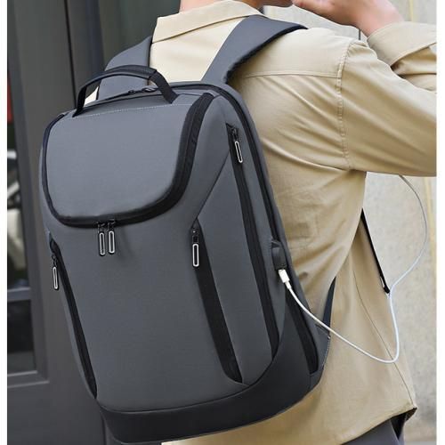 Sac à dos de voyage étanche, bag pour Pc 15,6" + port USB, cartable pour affaire
