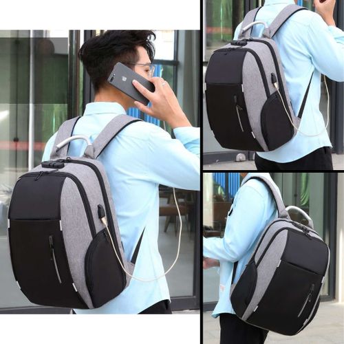 cartable de voyage et Scolaire avec recharge USB et espace de rangement optimisé