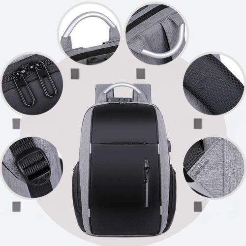 cartable de voyage et Scolaire avec recharge USB et espace de rangement optimisé