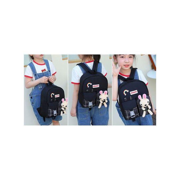Cartable d'école, Sac à dos de poche poupée pour enfants, mignon, bag scolaire