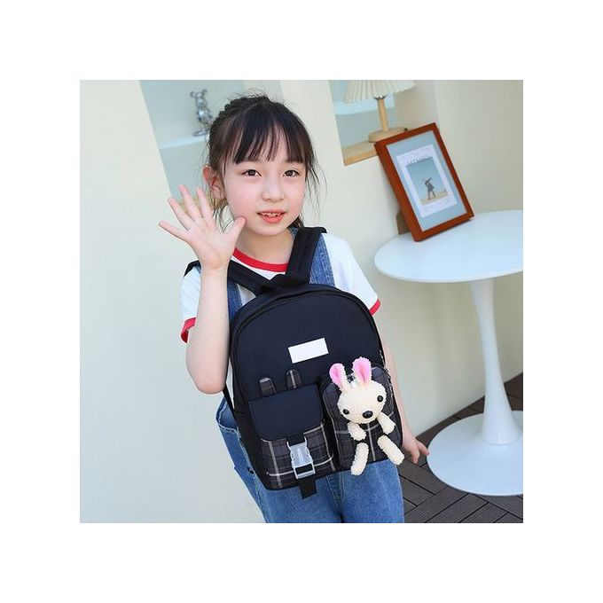 Cartable d'école, Sac à dos de poche poupée pour enfants, mignon, bag scolaire