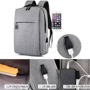 Cartable PC gris organisateur
