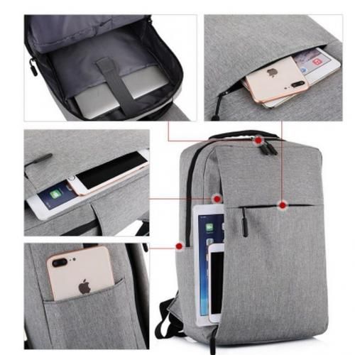 Cartable PC gris organisateur