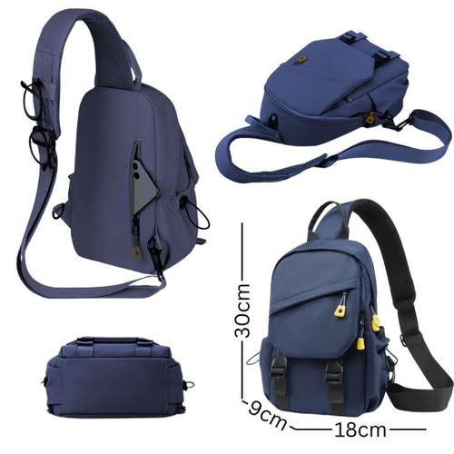 crossbody léger de transport quotidien avec poche téléphone et port USB