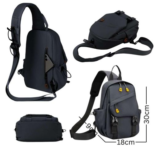 crossbody léger de transport quotidien avec poche téléphone et port USB