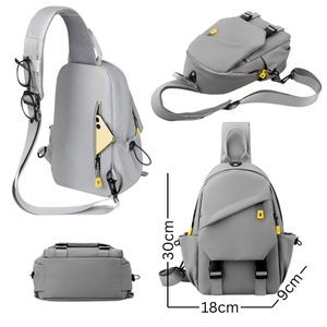 crossbody léger de transport quotidien avec poche téléphone et port USB