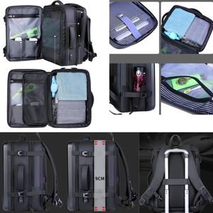 Grand sac à dos ergonomique avec multiples compartiments pour voyage et affaires