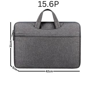 Housse protectrice pour ordinateur portable avec compartiments ,poignée pratique
