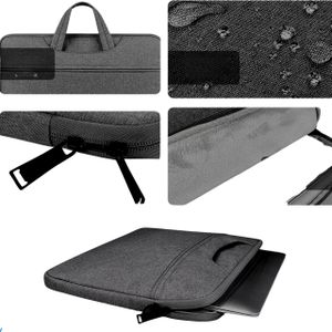 Housse protectrice pour ordinateur portable avec compartiments ,poignée pratique