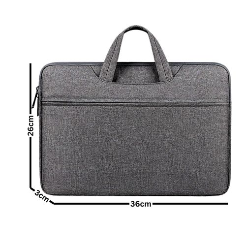 Housse protectrice pour ordinateur portable avec compartiments ,poignée pratique