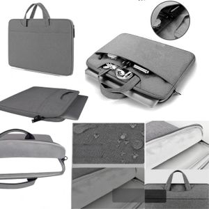 Housse protectrice pour ordinateur portable avec compartiments ,poignée pratique