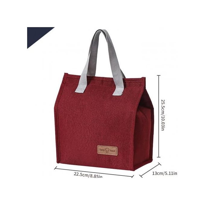 Lunch Sac Isotherme, Bag, Pochette, Conteneur Aliments pour Voyage, Pique-Nique