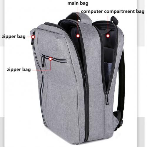 Mode sac à dos ordinateur cartable pour voyage, sac d'affaires scolaire Anti-vol