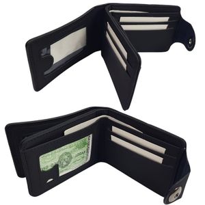 Porte Carte Bancaire, Porte-Monnaie de crédit, Cuir Wallet RFID, Portefeuille