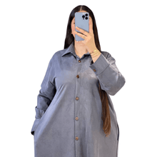 Robe d’intérieur en suédine confort