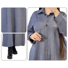 Robe d’intérieur en suédine confort