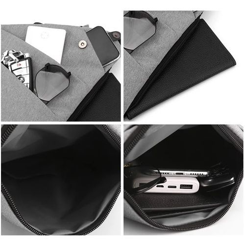 Sac à bandoulière antivol, sac de poitrine, multifonction, pour sport, travail