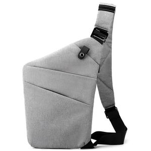 Sac à bandoulière antivol, sac de poitrine, multifonction, pour sport, travail