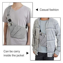 Sac à bandoulière antivol, sac de poitrine, multifonction, pour sport, travail