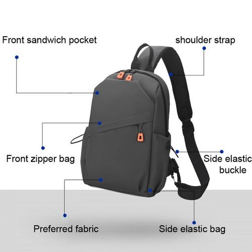 Sac à bandoulière antivol, sac de poitrine, sac de voyage, crossbody, phone bag