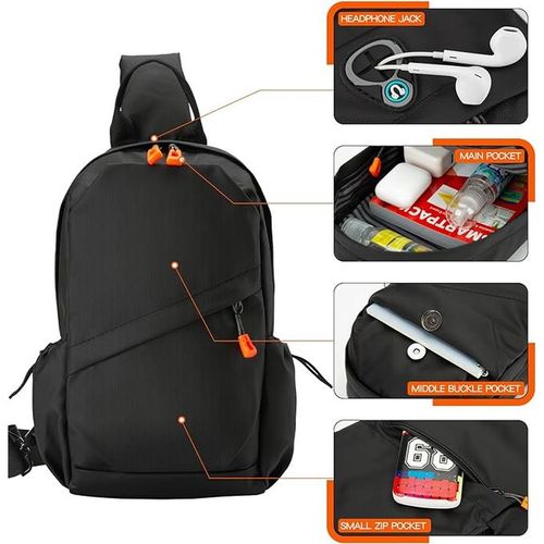 Sac à bandoulière antivol, sac de poitrine, sac de voyage, crossbody, phone bag