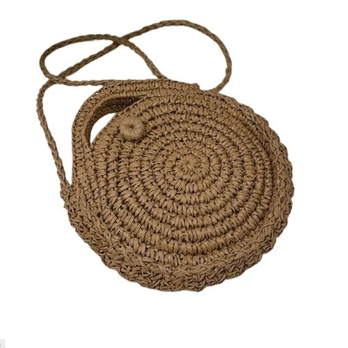 Sac à bandoulière élégant et polyvalent, Sac à main de voyage, bag en paille
