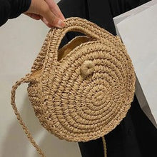 Sac à bandoulière élégant et polyvalent, Sac à main de voyage, bag en paille