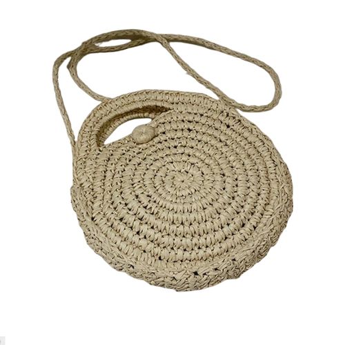 Sac à bandoulière élégant et polyvalent, Sac à main de voyage, bag en paille