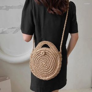 Sac à bandoulière élégant et polyvalent, Sac à main de voyage, bag en paille