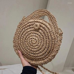 Sac à bandoulière élégant et polyvalent, Sac à main de voyage, bag en paille