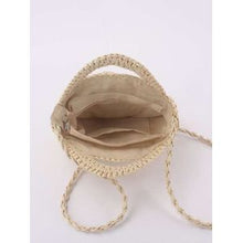 Sac à bandoulière élégant et polyvalent, Sac à main de voyage, bag en paille
