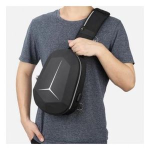 Sac à bandoulière étanche + port USB, crossbody, sac de poitrine antivol, bag