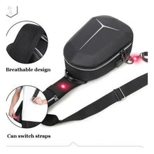 Sac à bandoulière étanche + port USB, crossbody, sac de poitrine antivol, bag