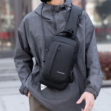 Sac à bandoulière, Sac de poitrine, antivol imperméables, port USB, pack poches