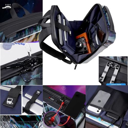 Sac à do pour PC 15.6", cartable rigide, sac de voyage, bag scolaire, ordinateur
