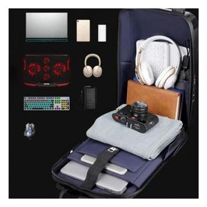 Sac à do pour PC 15.6", cartable rigide, sac de voyage, bag scolaire, ordinateur