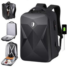 Sac à dos antivol pour ordinateur portable avec port USB et multiples poches .