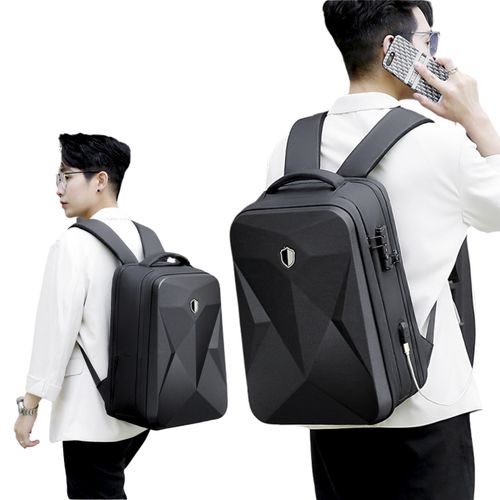 Sac à dos antivol pour ordinateur portable avec port USB et multiples poches .