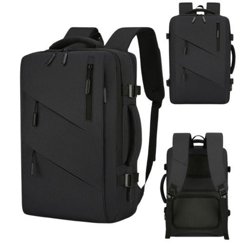 Sac à dos confortable et bien organisé avec poches multiples et ergonomie .