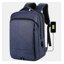Sac à dos d'affaires étanche scolaire + port USB, cartable pour PC 15.6", bag