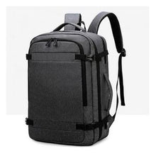 Sac à dos d'affaires USB multifonctionnel étanche voyage sac à dos pour pc -noir