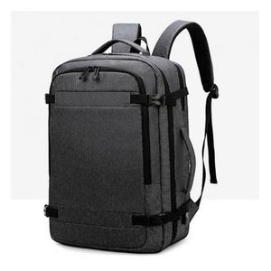 Sac à dos d'affaires USB multifonctionnel étanche voyage sac à dos pour pc -noir