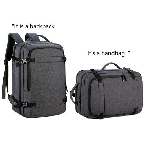 Sac à dos d'affaires USB multifonctionnel étanche voyage sac à dos pour pc -noir
