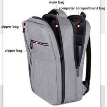 Sac à dos d'ordinateur de voyage de mode, sac d'affaires d'école anti-vol(