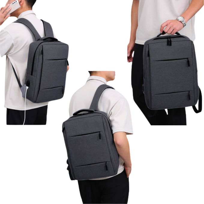 Sac à dos élégant avec design ergonomique et espace optimisé pour accessoires.
