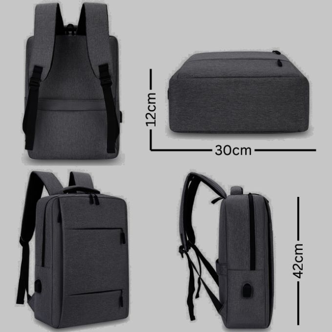 Sac à dos élégant avec design ergonomique et espace optimisé pour accessoires.
