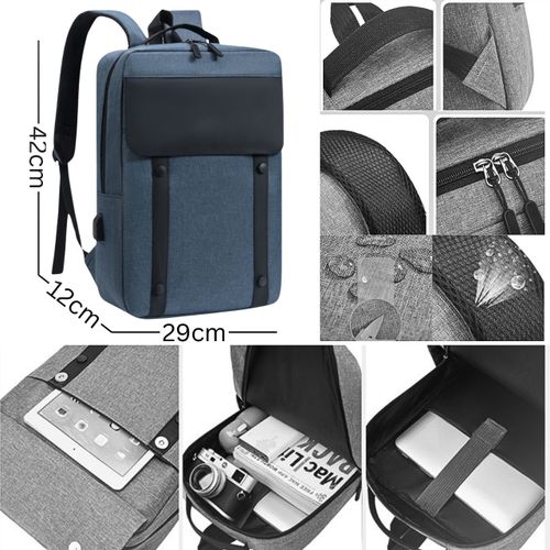 Sac à dos ergonomique, durable et imperméable pour usage quotidien.