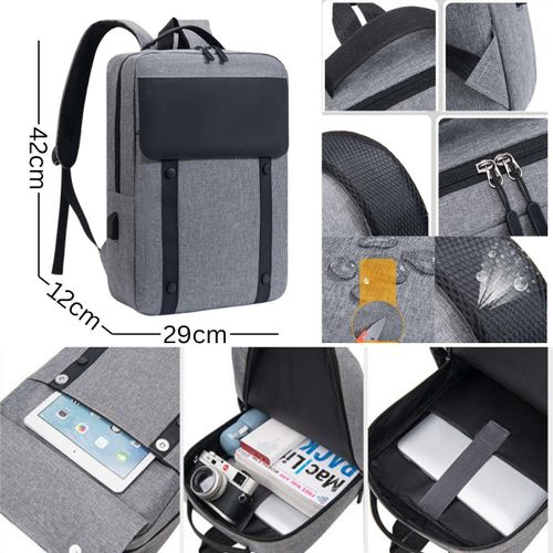 Sac à dos ergonomique, durable et imperméable pour usage quotidien.